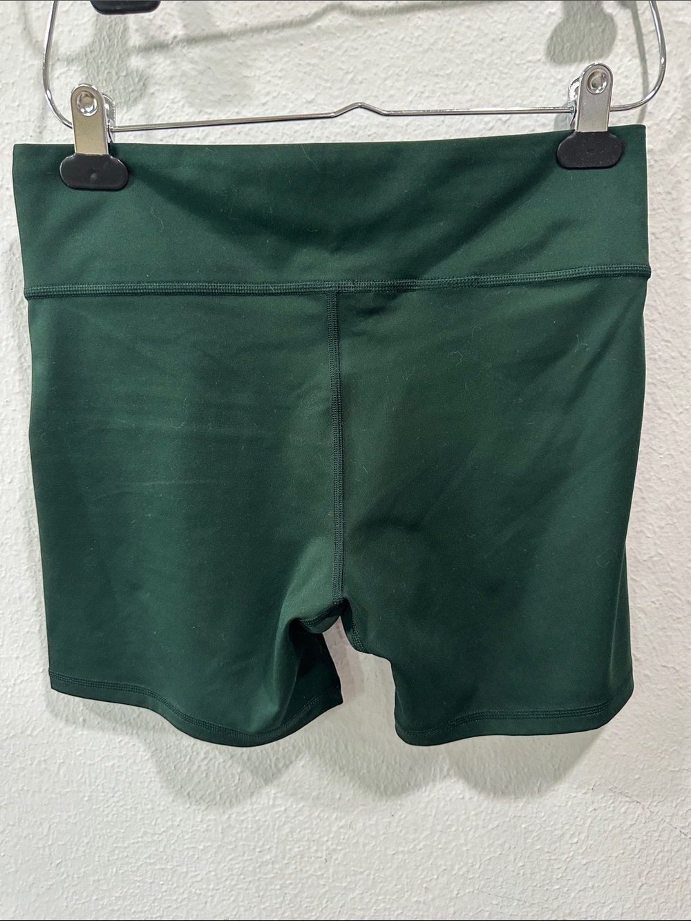 Lacoste White Tennis Dress with Green Trim and Dark Green Shorts set - Picture 13 of 13